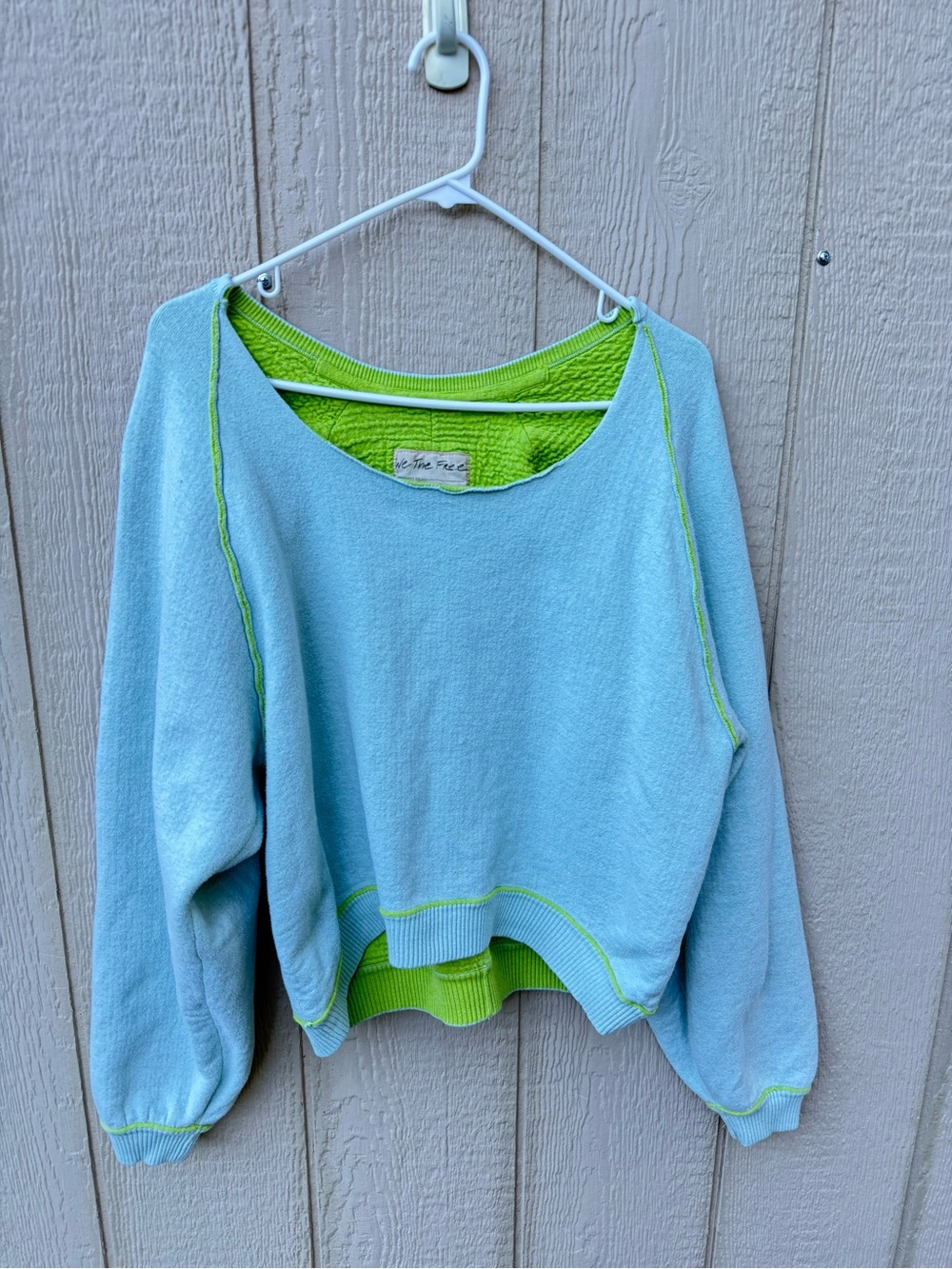 Free People We The Free FP Movement Back In Action Thermal Pullover Back In